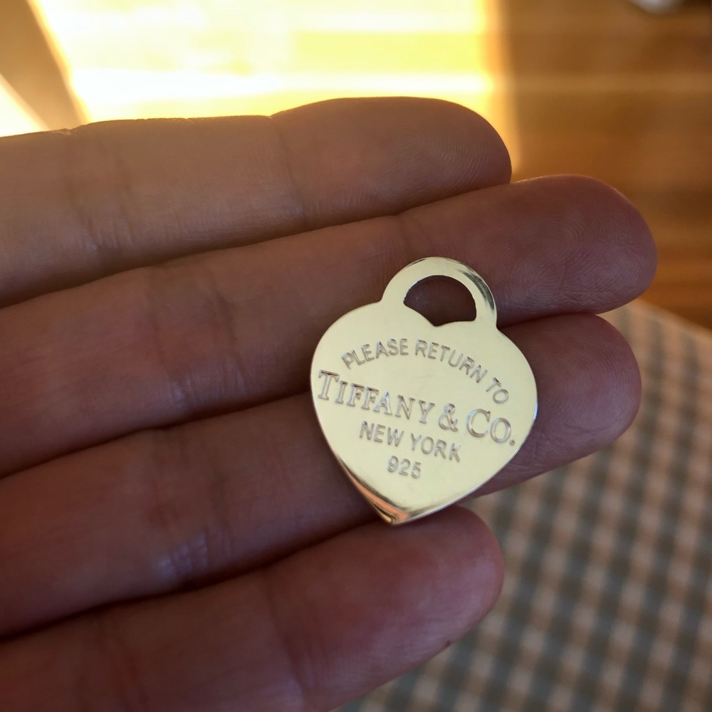 Tiffany & Co. 925 Heart Charm Excellent condition